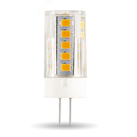 Лампа Gauss Elementary G4 12V 4W 400lm 4100K керамика LED 10724