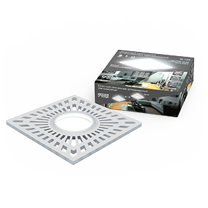 Светильник Gauss Backlight BL128 Квадрат. Белый, Gu5.3, 3W, LED 4000K BL128