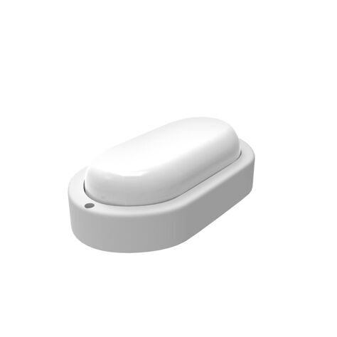 Светильник ЖКХ Gauss Elementary овал 8W 680lm 4000K 160-260V IP65 160*90*46мм белый LED 161411208