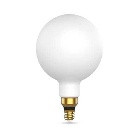 Лампа Gauss Filament G200 14W 1170lm 4100К Е27 milky диммируемая LED 153202214-D