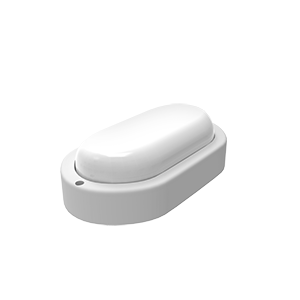 Светильник ЖКХ Gauss Elementary овал 8W 680lm 4000K 160-260V IP65 160*90*46мм белый LED 161411208